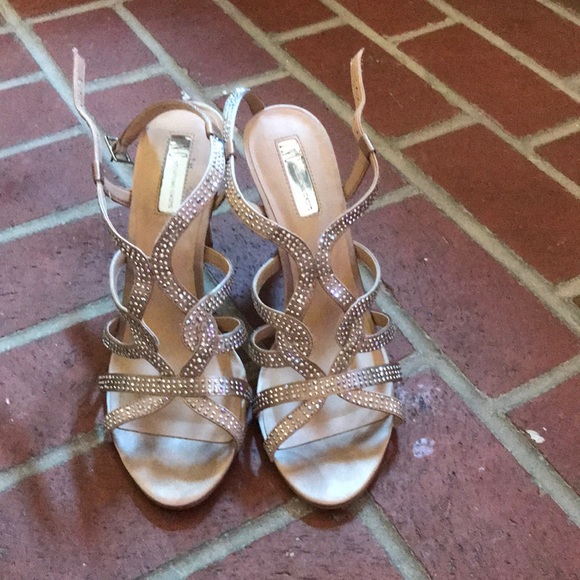 Tan with sequin shoes - Picture 1 of 2